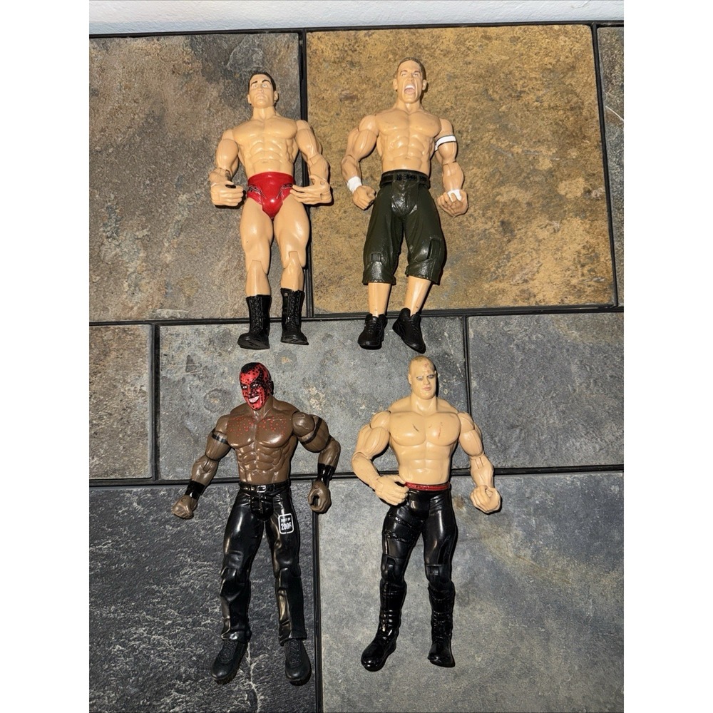WWE JAKKS Wrestling Figures 2003 Log Of 4 John Cena